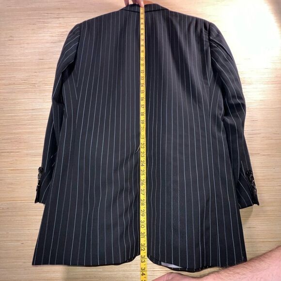 Hugo BOSS PIN STRIPE BLAZER SIZE 48 - Picture 10 of 11